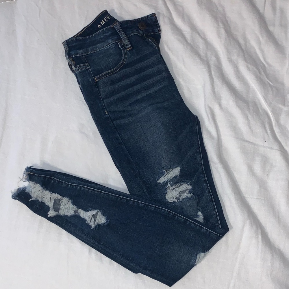 American Eagle Super-High Waisted Jegging Size 0